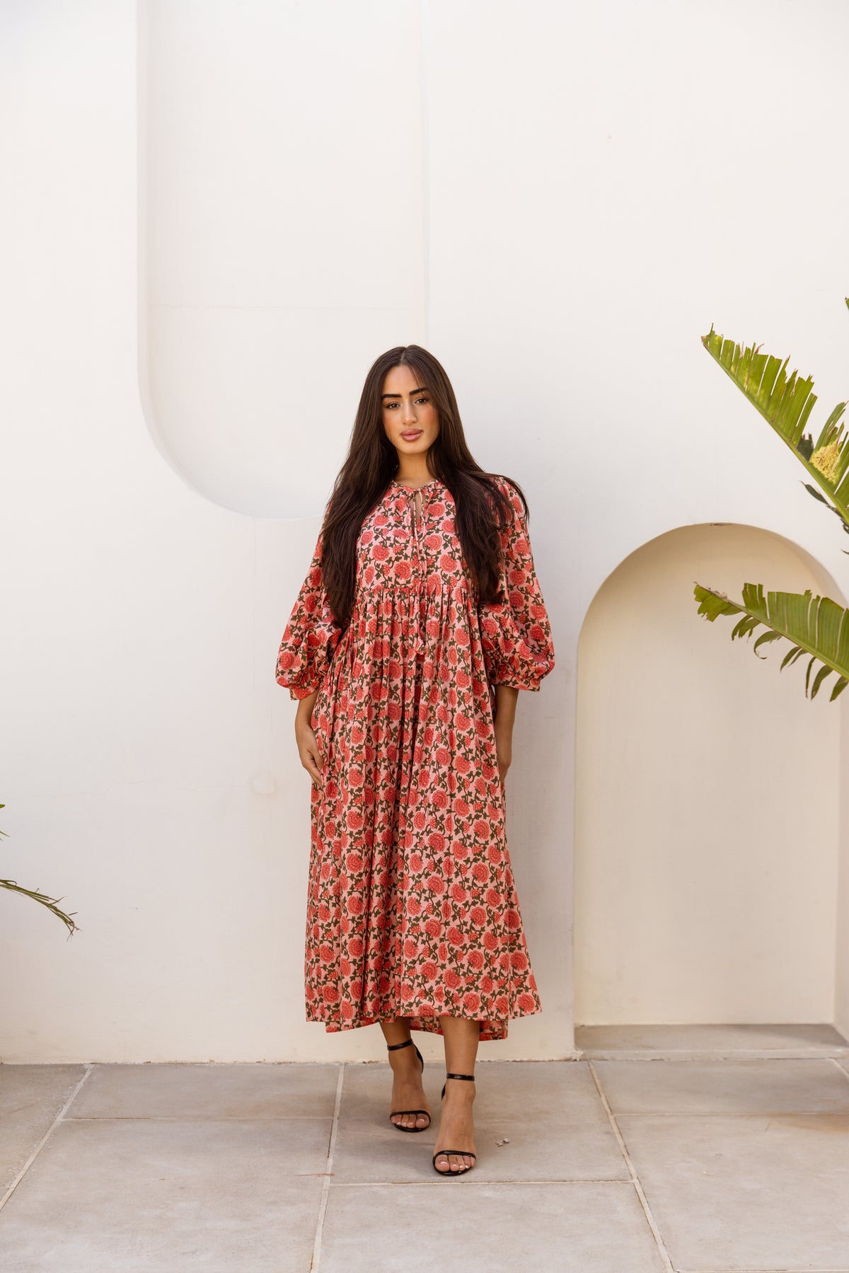 Maya Midi Dress Saffron Sun