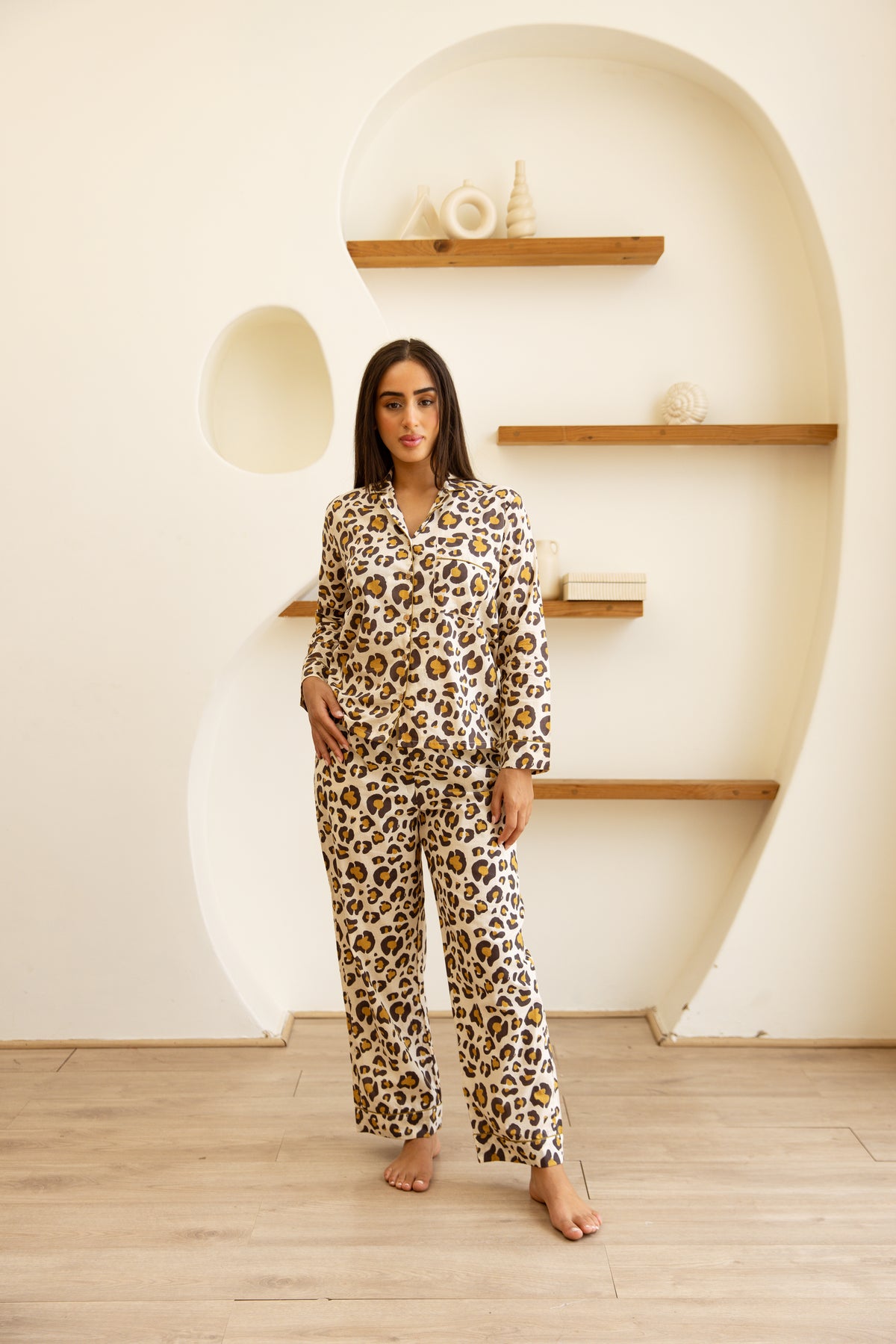 Amrita Pajamas Set Desert Leopard