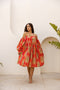 Sundari Off-Shoulder Dress Red Tigress