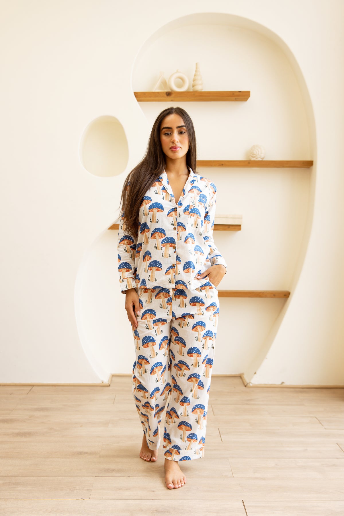 Amrita Pajamas Set Indigo Grove