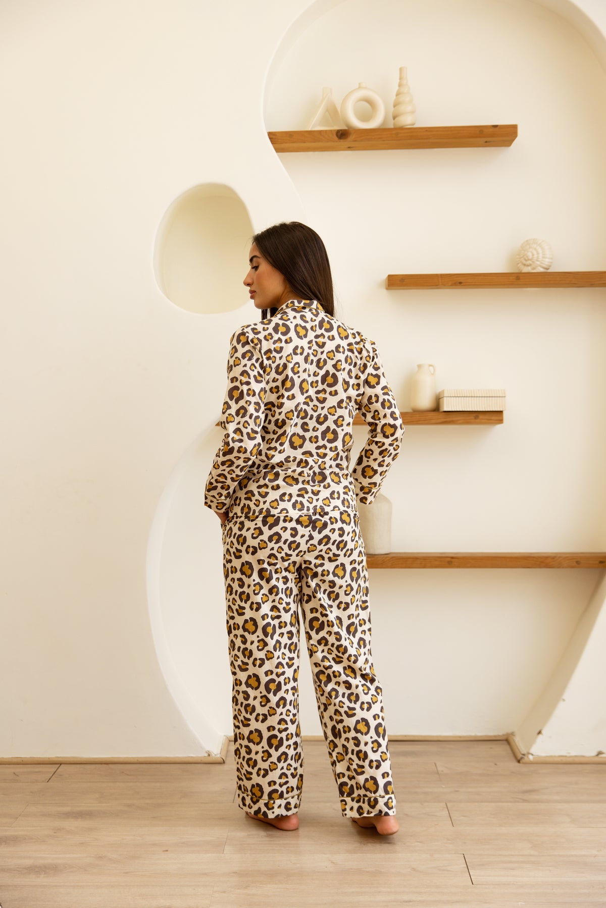 Amrita Pajamas Set Desert Leopard