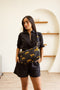 Shoulder Bag Midnight Gold Leopard