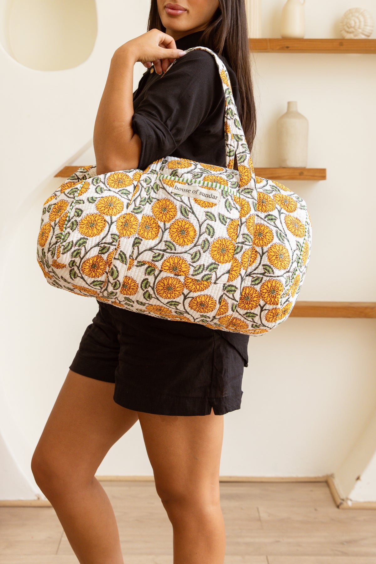Duffel Bag Marigold Bloom