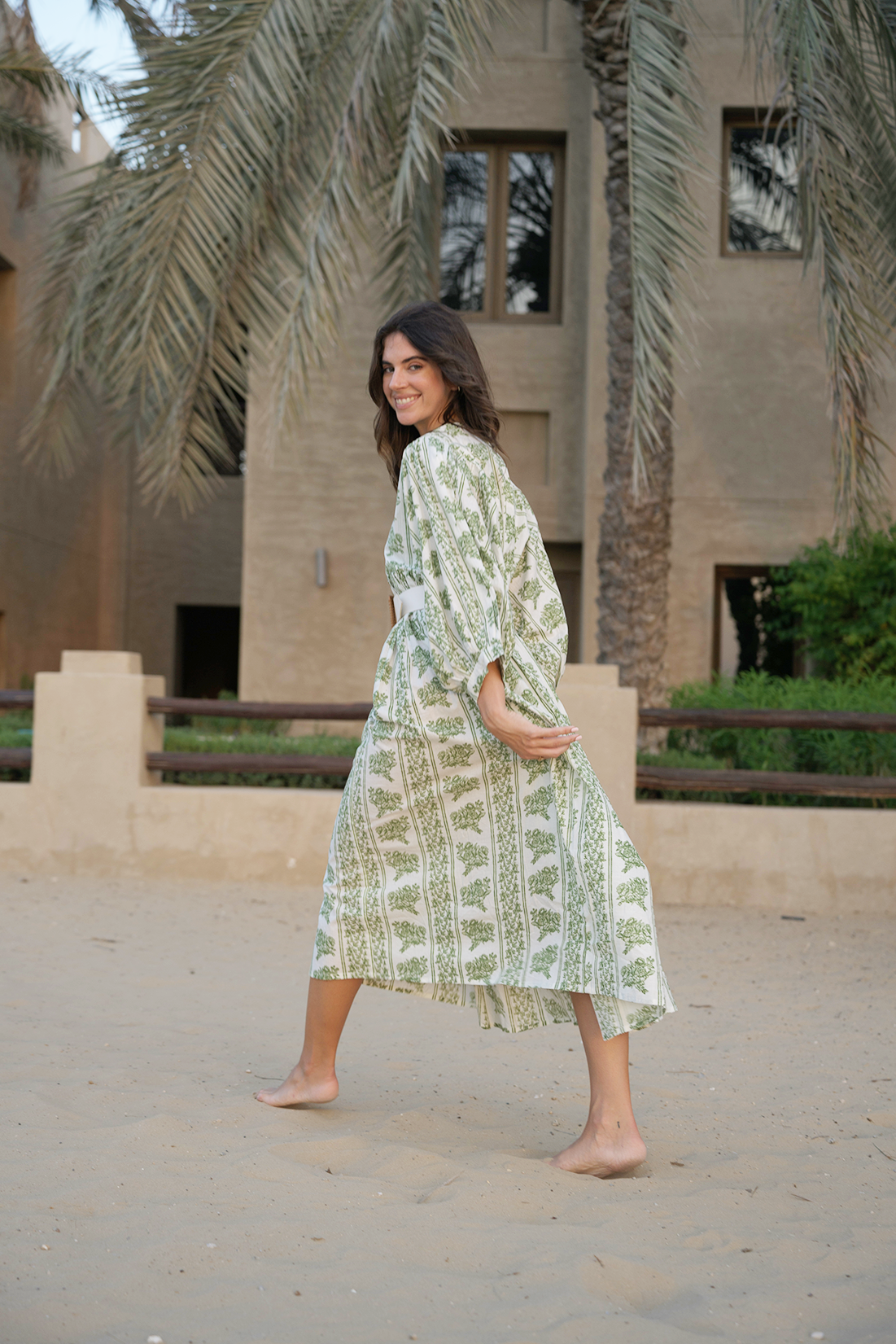 Liana Midi Dress - Fern